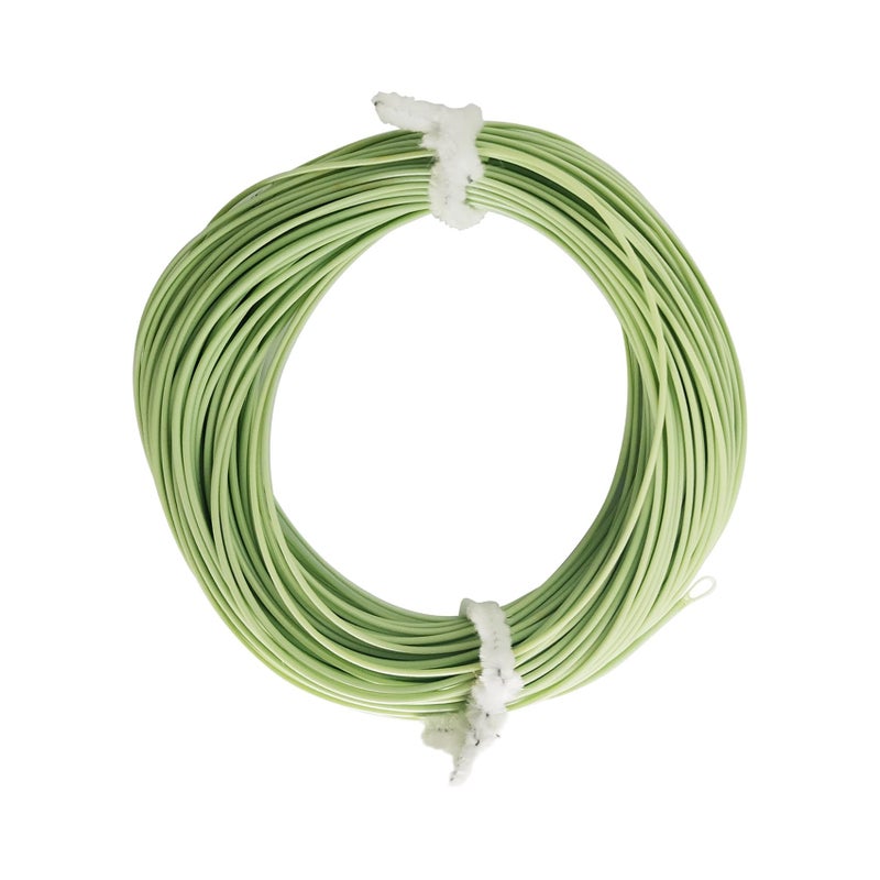 Riverruns Fly Fishing Floating Line with Welded Loop Weight Forward Fly Lines 85FT WF4 5 6 7F (Single Moss Green, WF6F) - Image 1